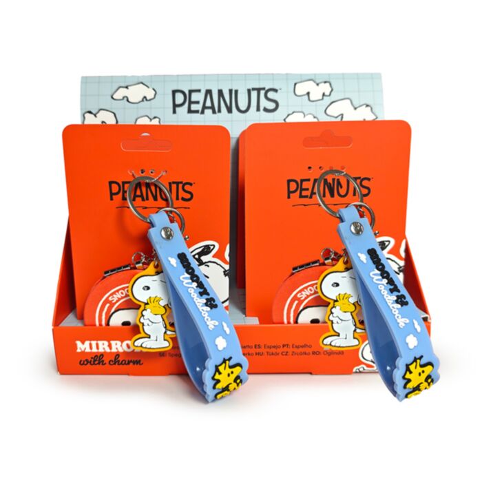Peanuts Snoopy & Woodstock Makeup Spiegeltje Tas Bedel