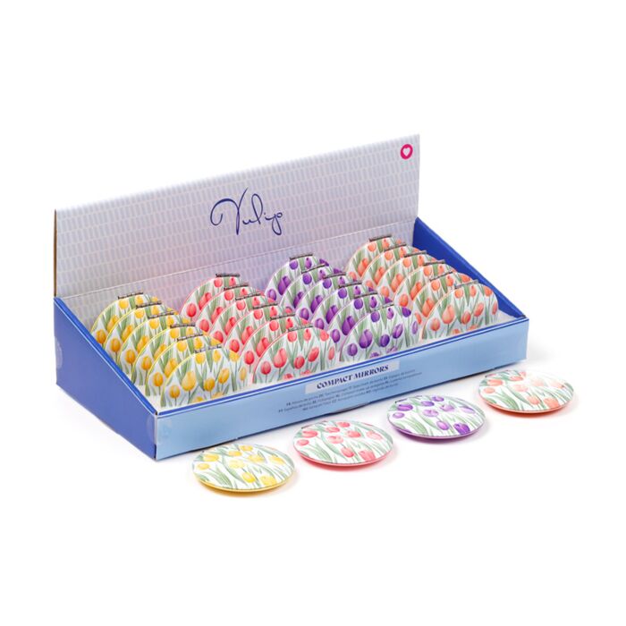 Tulpen Compact Make Up Spiegeltje