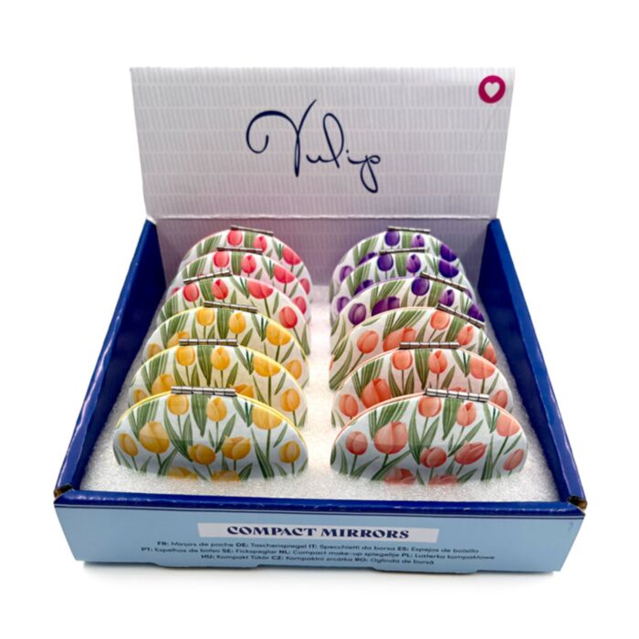 Tulpen Compact Make Up Spiegeltje