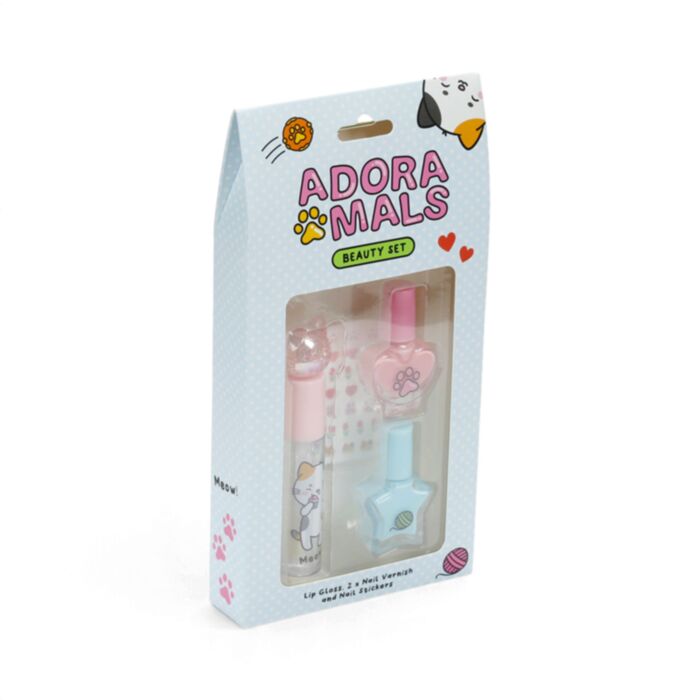 Adoramals Lola de Kat  Kindermake-up Lipgloss & Nagels