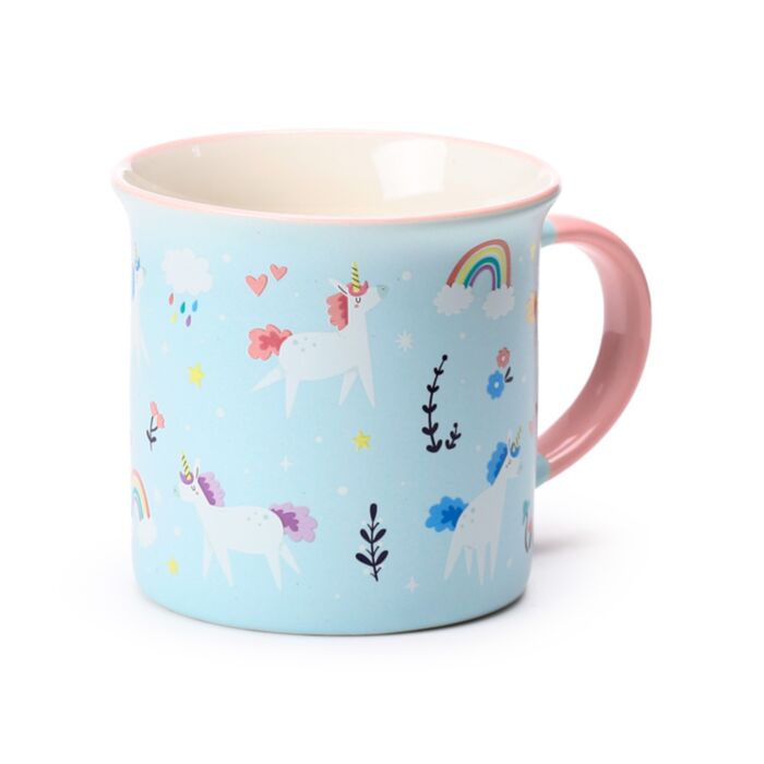 Unicorn Magic Dunne Rand Porselein Mok