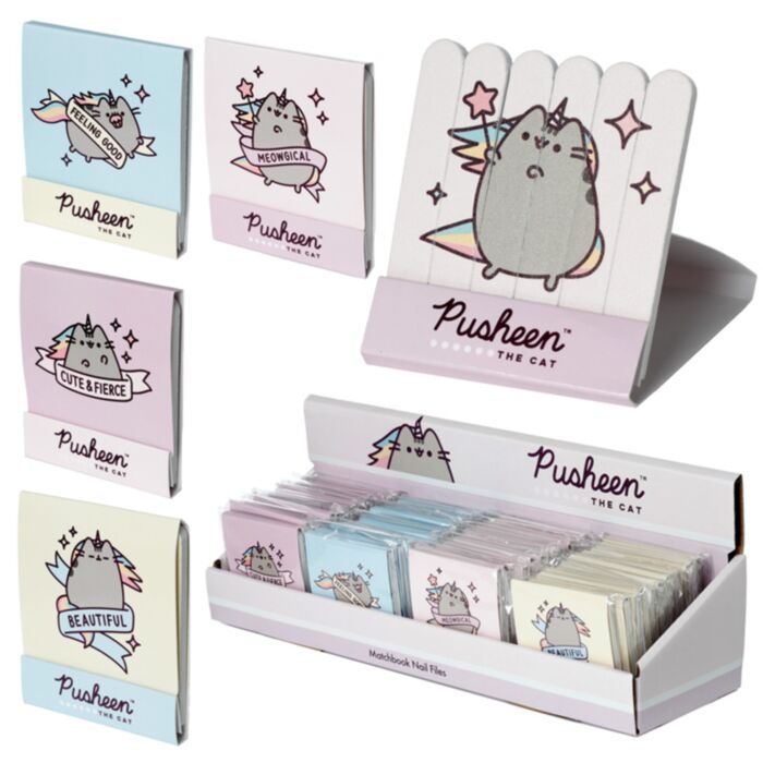 Pusheen de Kat Pusheenicorn Luciferboekje Nagelvijlen