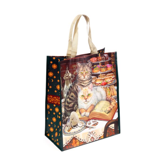 Lisa Parker Brewed Prophecies Kat Duurzame Shopper Tas