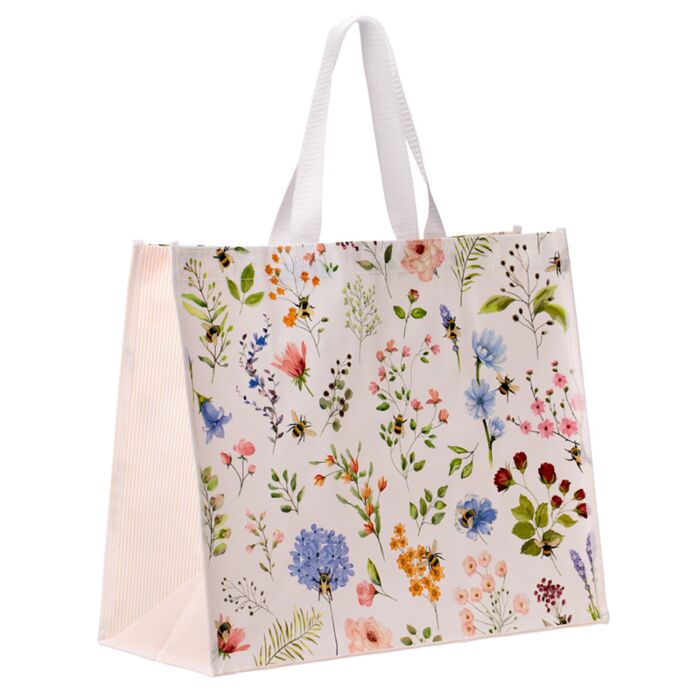 Nectar Meadows Bij Duurzame Shopper Tas