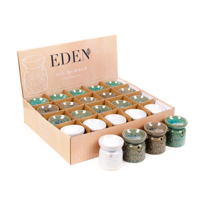 Keramiek Eden Geurbrander Hart Patroon - Small