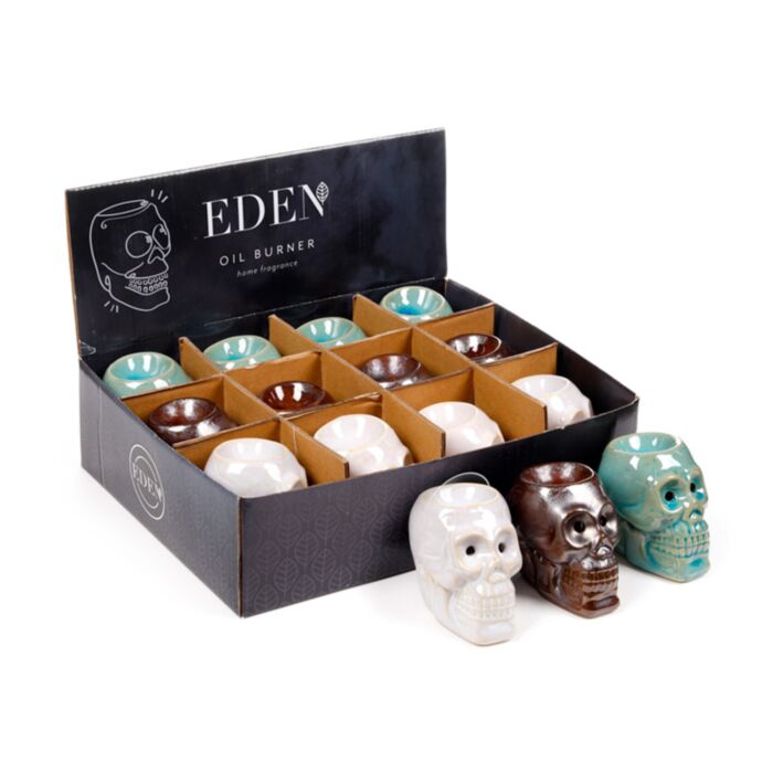Eden Mini Keramiek Schedel Geurbrander - Small