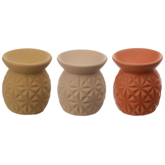 Eden Keramiek Embossed Driehoek Geurbrander - Small