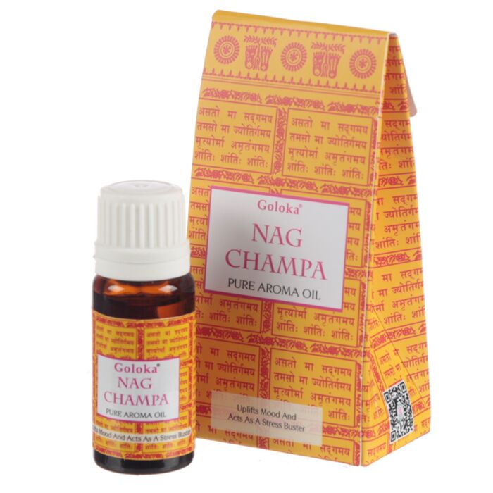 Nag Champa 10ml - Goloka Geurolie
