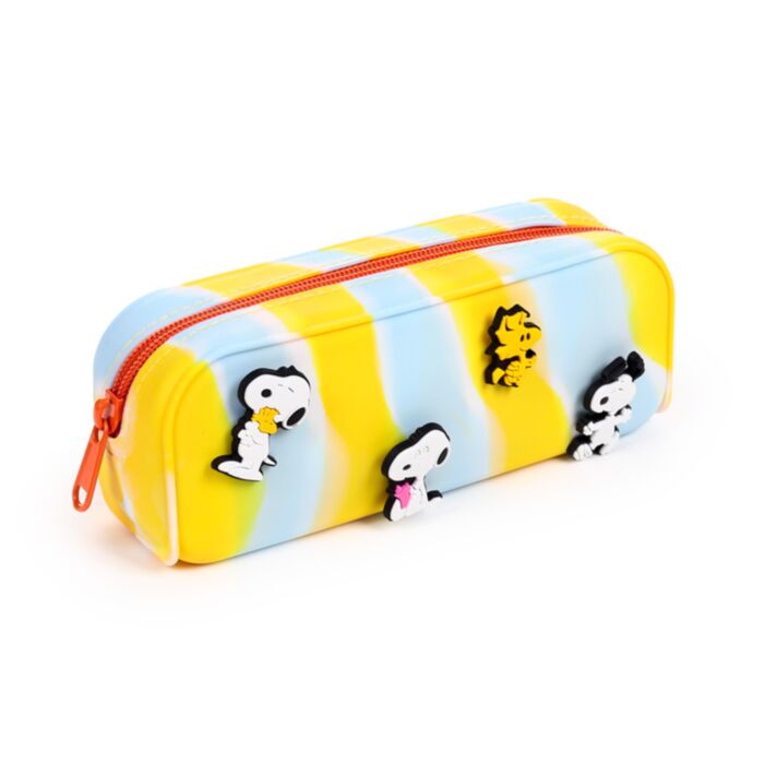 Peanuts Snoopy & Woodstock Siliconen Potloodetui