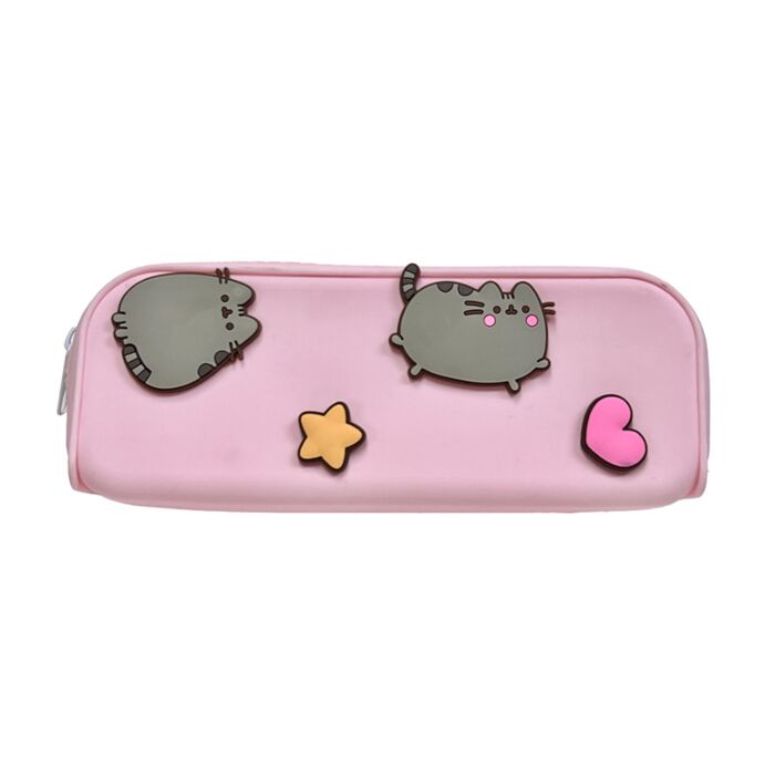 Pusheen de Kat  Stars & Hearts Siliconen Potloodetui