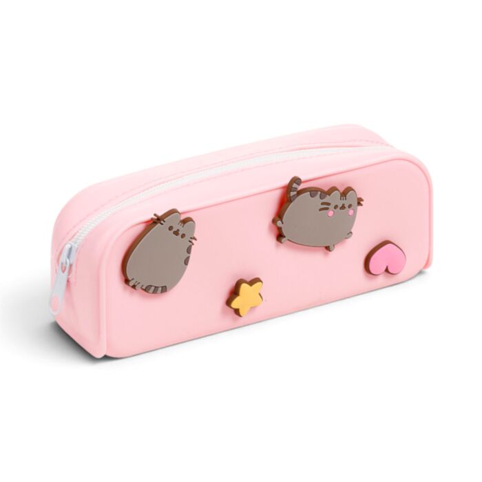 Pusheen de Kat  Stars & Hearts Siliconen Potloodetui