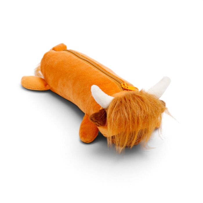 Highland Coo Koe Pluche Potloodetui