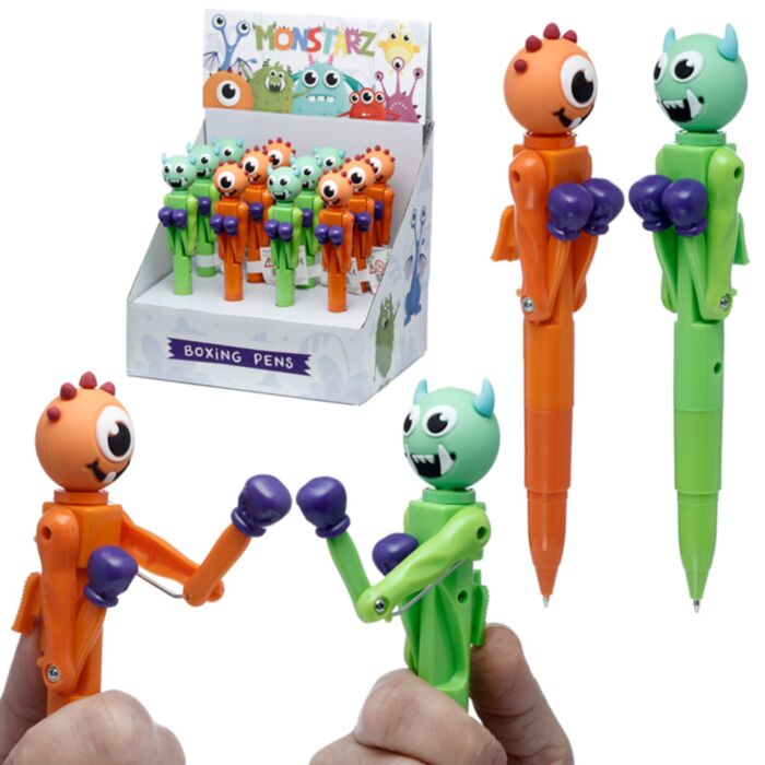Monstarz Monster Boxing PVC Pen  - Zwart