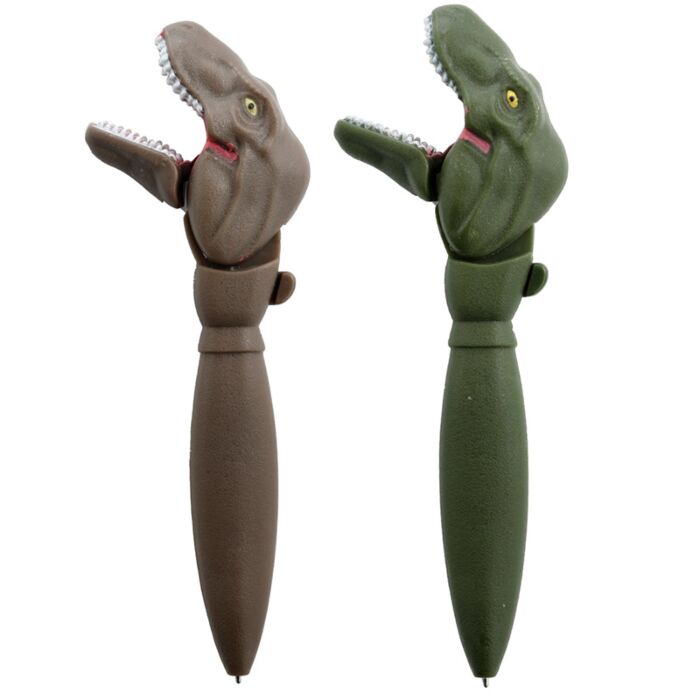 Dinosauria Dinosaurus Plastic Pen - Blauw