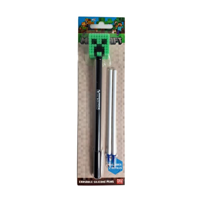 Minecraft Creeper Uitwisbare Pen Siliconen Top