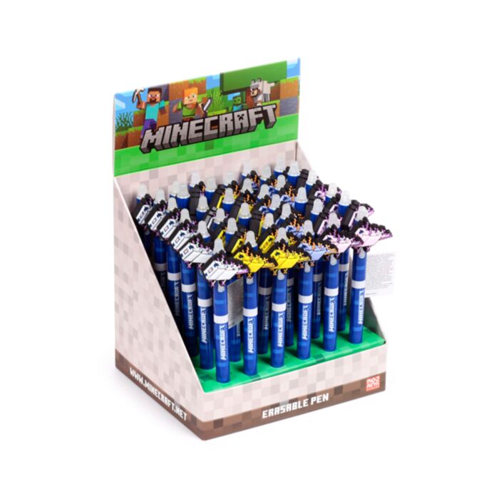 Inkredible Uitwisbare Pen met PVC Minecraft Top