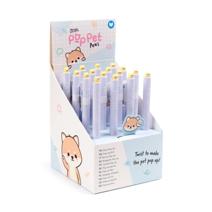 Adoramals Huisdier Shiba Inu Twist Pop Pen