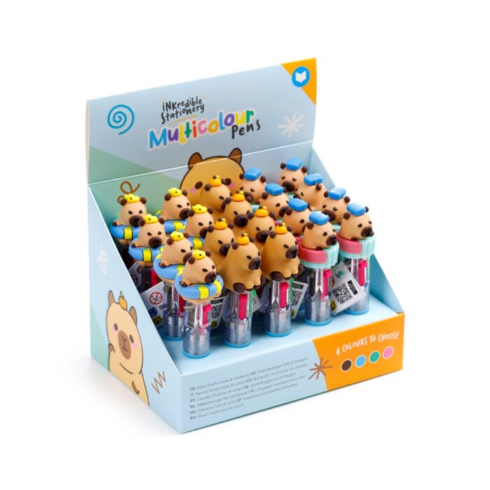 Capybara Meer Kleuren Pen (4 kleuren)