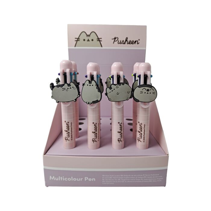 Pusheen de Kat  Meer Kleuren Pen (6 kleuren)