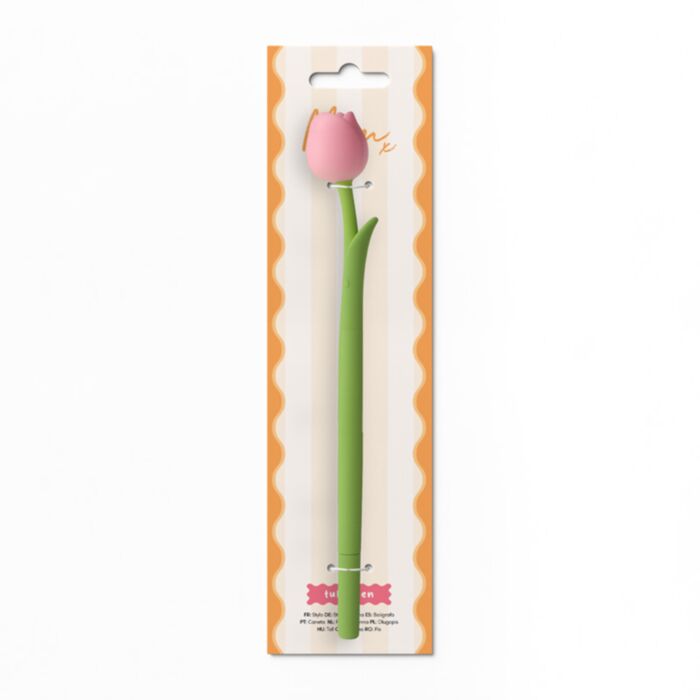 Moederdag Mum Tulp Fijnschrijver Pen - Zwart
