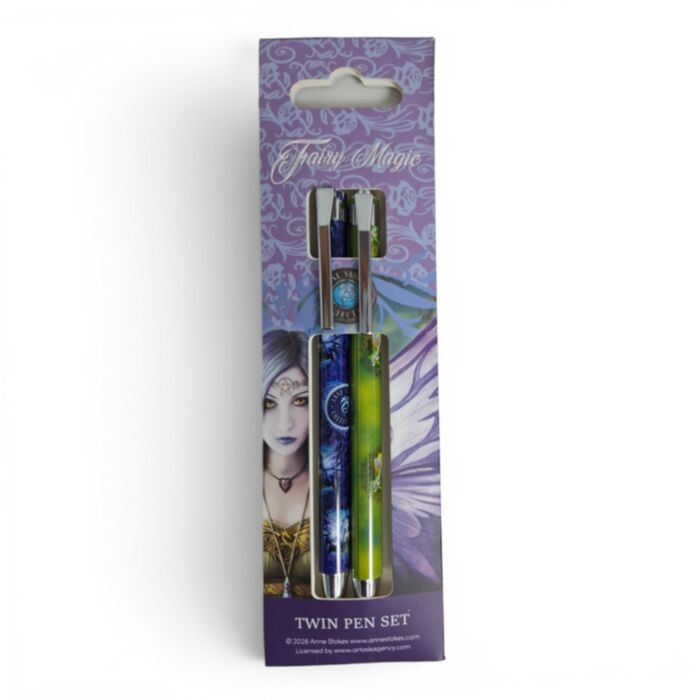 Anne Stokes Fairy Magic Duo Pennenset Zwart