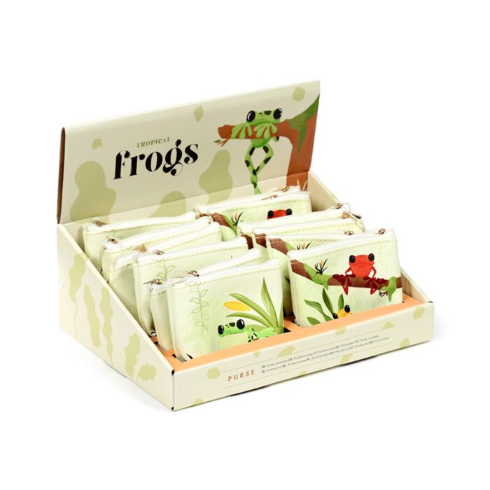Tropische Kikkers PVC Portomonnee