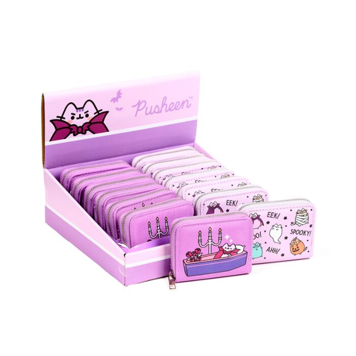 Pusheen de Kat Halloween Rondrits Portemonnee - Small