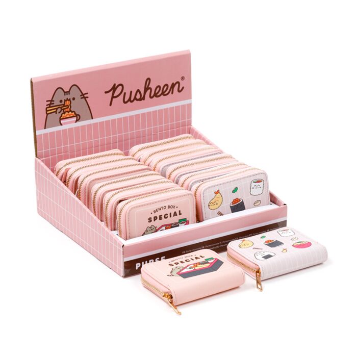 Pusheen de Kat Sushi Club Rondrits Portemonnee Small