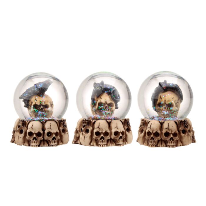 Schedel Sneeuwbol met dieren Woonaccessoire