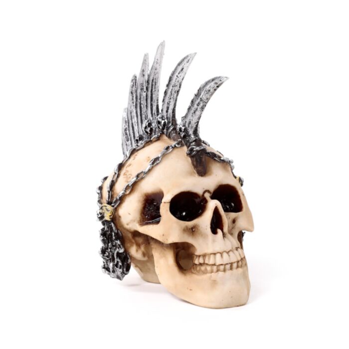 Punk Schedel met ketting & messen Hanekam