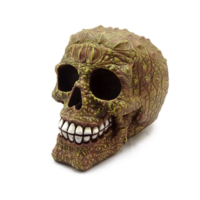 Schedel met Krokodillenhuid Effect