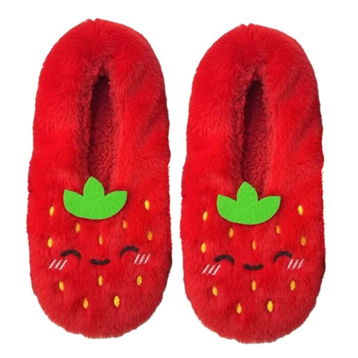 Foodiemals Aardbei  Anti-Slip Pantoffels EU39-41