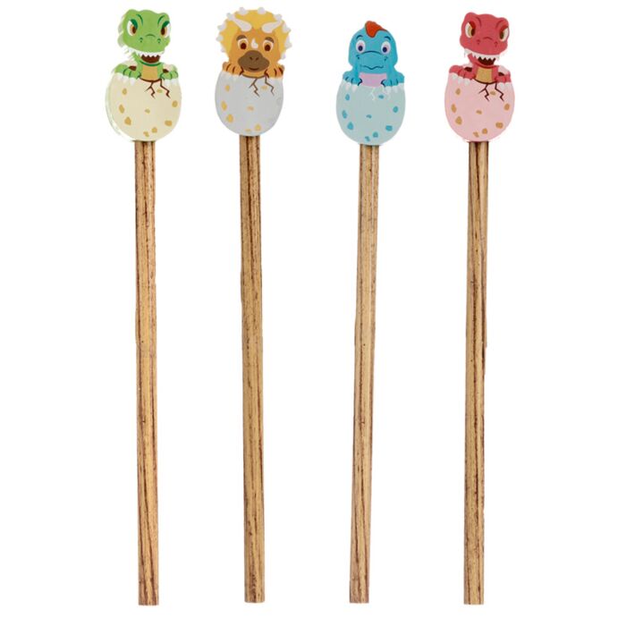 Baby Dinosaurus Ei - Gum Potlood