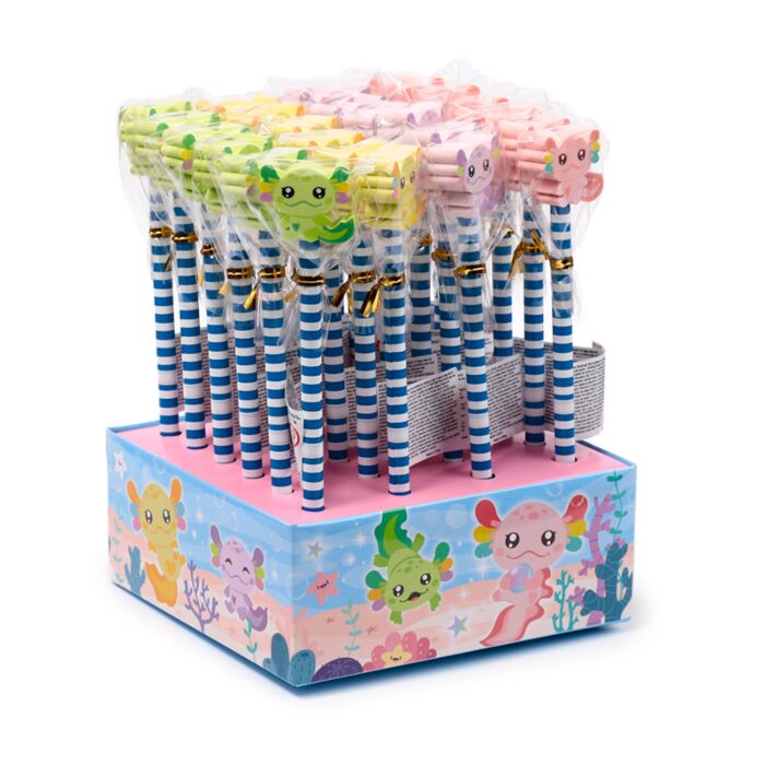 Axolotl (Salamander)  - Gum Potlood