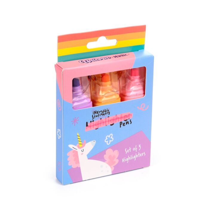 Unicorn Magic Dop Highlighter Set van 3