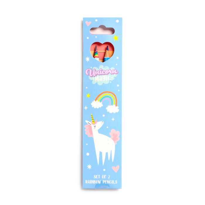 Unicorn Magic Set  2 Regenboog Potloden