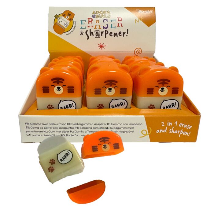 Adoramals Tijger 2-in-1 Slijper & Gum