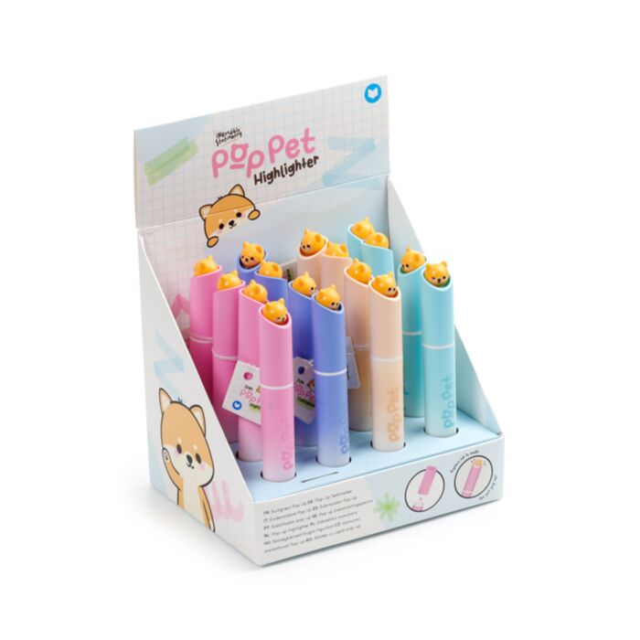 Adoramals Shiba Inu Hond Pop Pet Highlighter Pen