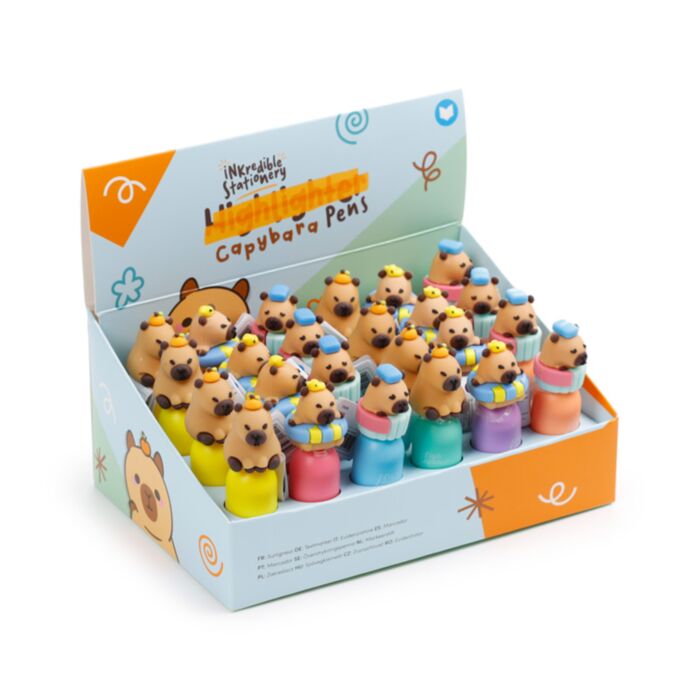 Capybara Highlighter Pen met Top