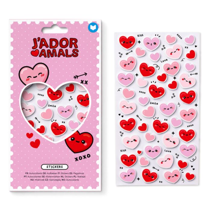J'Adoramals Hart Stickers