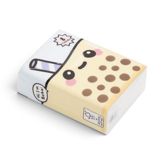 Foodiemals Bubble Tea Pak 8 Tissues