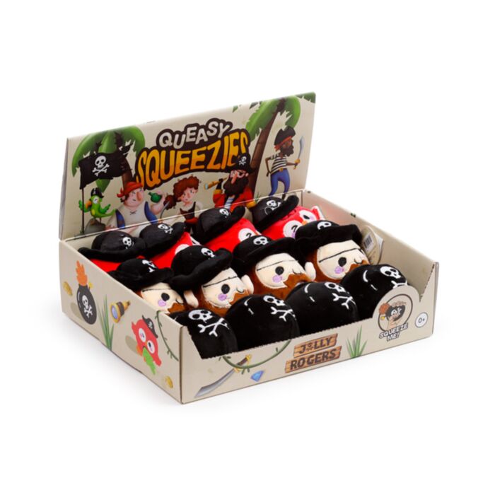 Queasy Squeezies Jolly Rogers Piraat Knijpspeelgoed