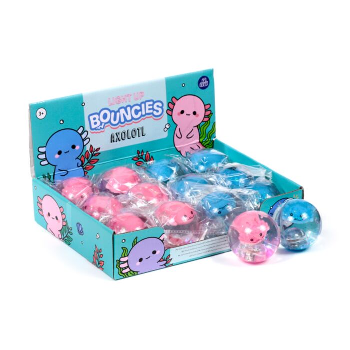 Axolotl Hoogstuiterende LED Flitsende Stuiterbal