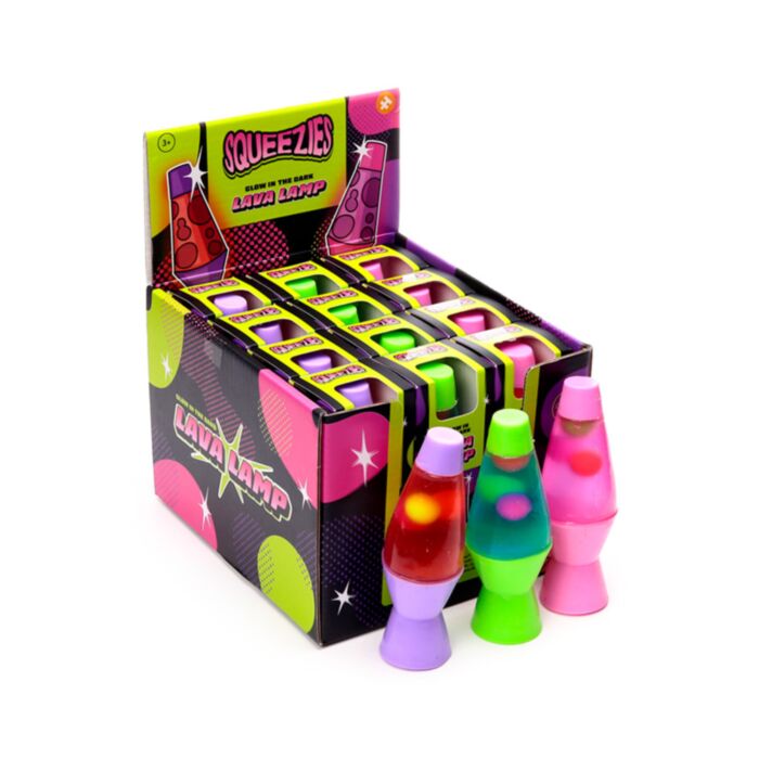 Glow in the Dark Lava Lamp Knijpbaar Friemelspeelgoed