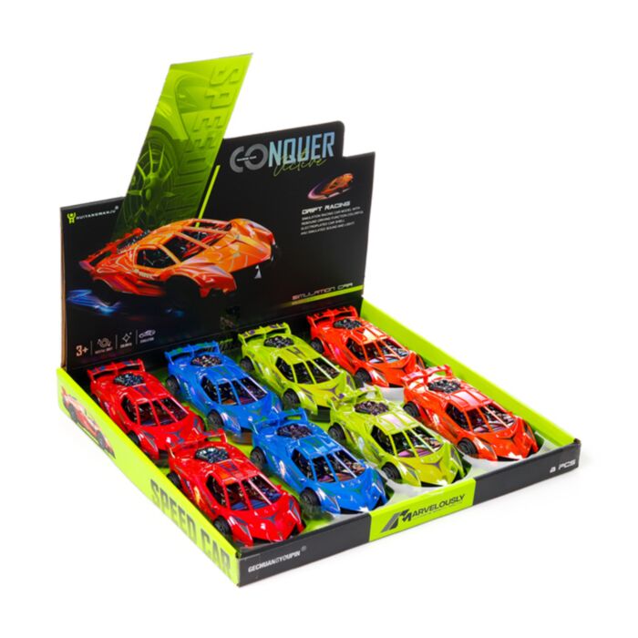 Drift Auto Frictie Duw/Trek Actie Speelgoed