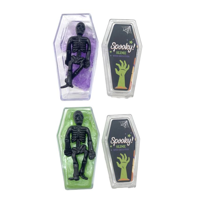 Spooky Slijm Lijkkist met Skelet Geluid Slijm