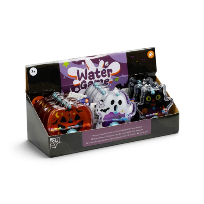 Spooky Kat, Geest & Pompoen Water Spel Puzzel