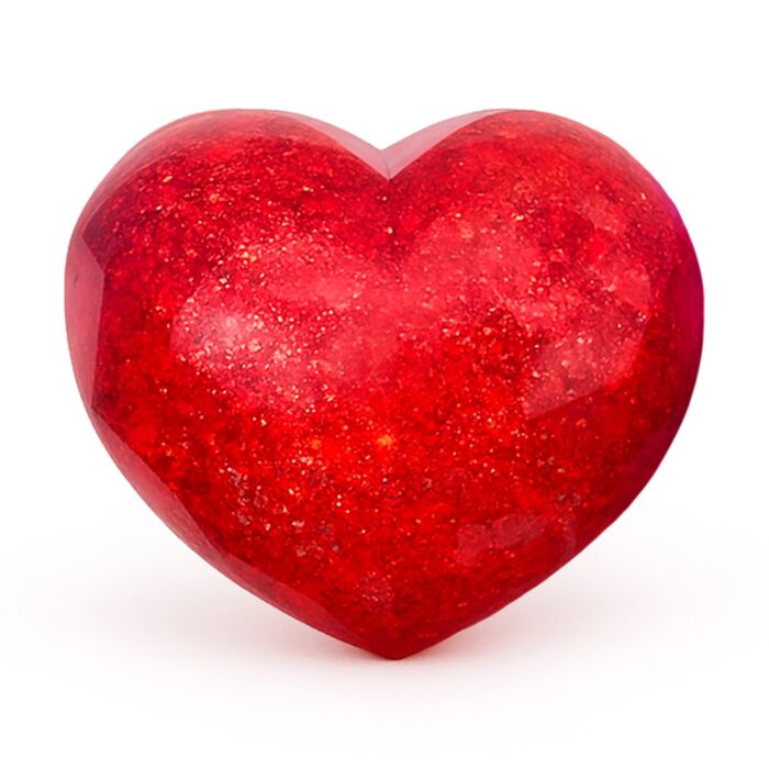 Maltose Knijpbaar Glitter Stretch Speelgoed Amore Hart
