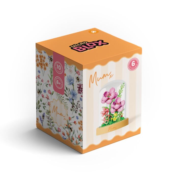 Nectar Meadows Moederdag Bloem Display Micro Blox Bouwpakket