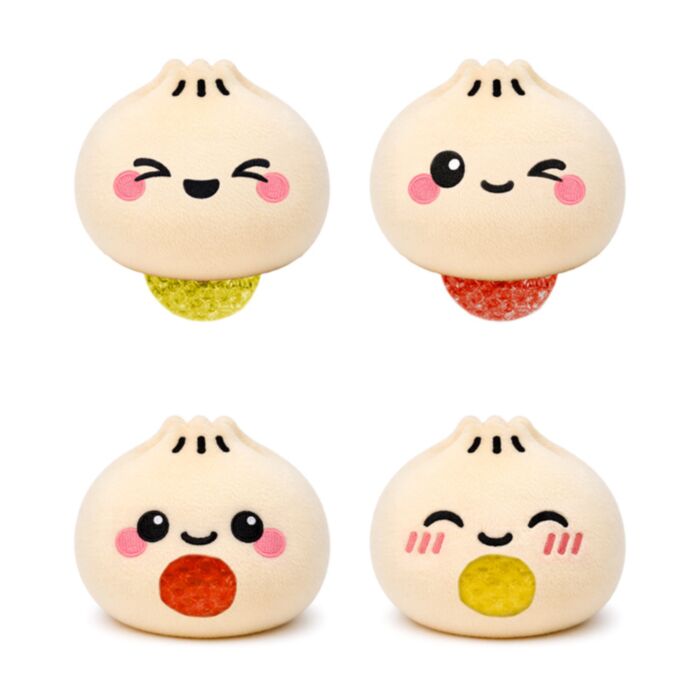 Queasy Squeezies Foodiemals Bao House Bao Bun Knijpspeelgoed